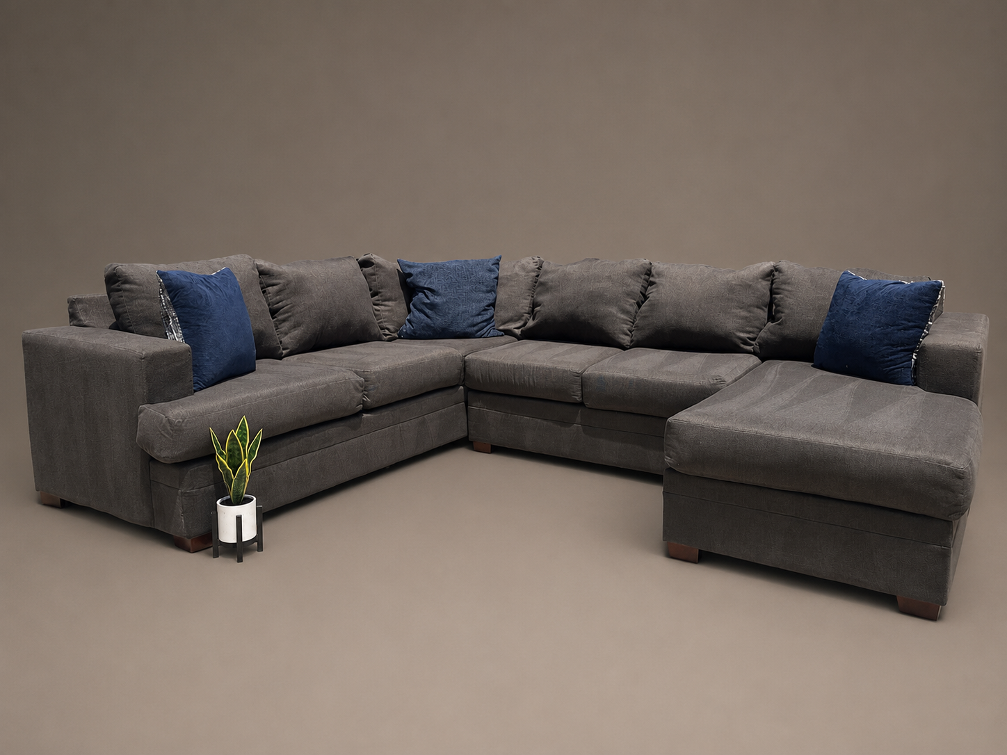 Grey U_shaped Sectional